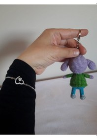 Resim Amigurumi Kral Şakir Anahtarlıklar 