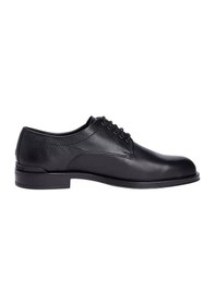 Resim Tommy Hilfiger Erkek Bağcıklı Derby Klasik Ayakkabı - Siyah Triple Black 