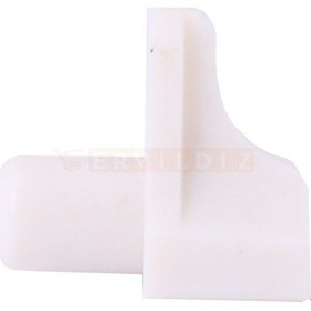 Resim Adem Koç Plastik Raf Pimi 6 Mm Beyaz 100 Adet 