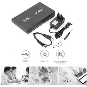 Resim 3.5" İnç Usb 3.0 Sata Harici Metal Hard Disk Hdd Kutusu Dd-130T 