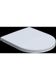 Resim Isvea F50 Duroplast Klozet Kapağı Yavaş Kapanan 