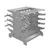 Resim Kamp Ayısı 2 MM Galvaniz Metal GrillSpett Çift Taraflı Dikey Şiş Mangal Izgarası - 6 Şiş - Taşıma Çantalı 