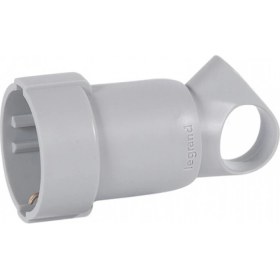 Resim Legrand Dişi Fiş Plastik Gri 2 P+T 