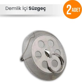 Resim Orvila 2 Adet Demlik Içi Süzgeç - Çaydanlık Süzgeci 