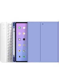 Resim Samsung Galaxy Tab A9 Plus Sm-x210 11 Inç Tablet Uyumlu Bluetooth Klavyeli Kılıf Türkçe Klavye Kılıf 