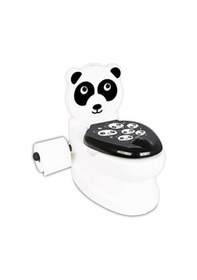 Resim Pilsan Eğitici Panda Çocuk Klozet Lazımlık Beyaz - Siyah 