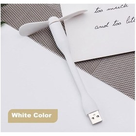 Resim Esnek Usb Mini Fan Pervane, Küçük Vantilatör, Serinletici, El Fan 