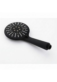 Resim Elit Siyah Banyo Duş Başlığı El Duşu 3 Fonksiyonlu Siyah 