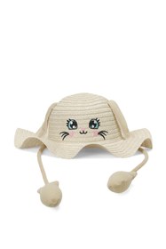 Resim Polaris Hasır Şapka Kız Çocuk Bej FUNNY STRAW HAT 