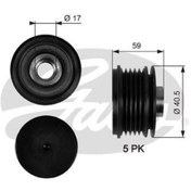 Resim Gates Oap7107 Alternatör Kasnağı Clio II 01- 