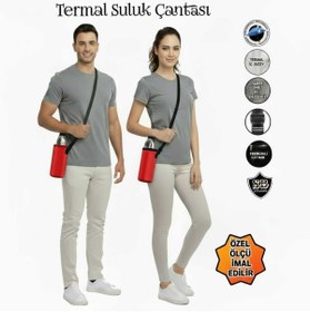 Resim SEVBAGS Termos Suluk Çantası Sıcak/soğuk Kullanım Termal Çanta 