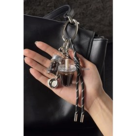 Resim Silver1 Sevimli Renkli Ip Peluş Ayı Kolye El Yapımı Oyuncaklar Küçük Bebek Çanta Çekicilik Sevimli Bebek Cep Telefonu Çekicilik (Yurt Dışından) 