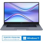 Resim HONOR Magicbook X15 BBR-WAH9 Intel Core i5 10210U 8GB Ram 512GB SSD Windows 10 Home 15.6" FHD Taşınabilir Bilgisayar Space Gray 