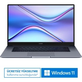 Resim HONOR Magicbook X15 BBR-WAH9 Intel Core i5 10210U 8GB Ram 512GB SSD Windows 10 Home 15.6" FHD Taşınabilir Bilgisayar Space Gray 