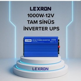 Resim Lexron - İnges 1000 Watt Tam Sinüs Ups İnverter - 12 Volt İnvertör - 220 Volt Çevirici Karavan 