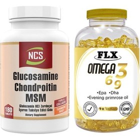 Resim Glucosamine Msm Type Ll Collagen 180 Tablet & Flx Omega 3-6-9 90 Tablet 