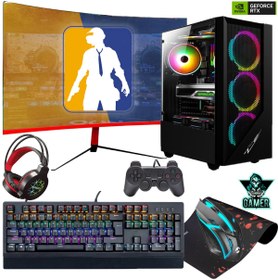 Resim GAMELİNE ELS08 RYZEN 5 5600 32GB DDR4 1TB SSD RTX3050 8GB 24" CURVED OYUNCU MASAÜSTÜ BİLGİSAYAR 