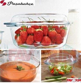 Resim Paşabahçe Kapaklı Yuvarlak Tencere Borcam 59003 