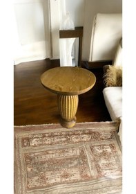 Resim Simillo Wooden Ahşap Tekli Mantar Yan Sehpa Modern Koyu Ceviz Renkli Fiskos Kod:21594065132222047 Koyu Ceviz 