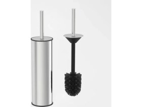 Resim Peronline Nrlx Paslanmaz Klozet Fırçası Paslanmaz Çöp Kovası 5 lt 