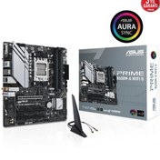 Resim ASUS PRIME B650M-A WIFI II, AMD B650, AM5, DDR5 6400, DP, HDMI, 2x M.2, USB 3.2, WiFi, RGB, 2.5G LAN 