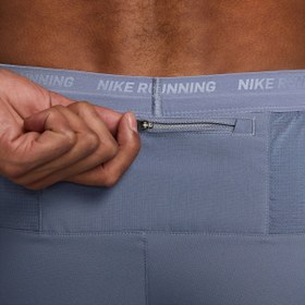 Resim Nike Dri-Fit Stride 5in Hybrid Erkek Mavi Koşu Şort DM4757-499 