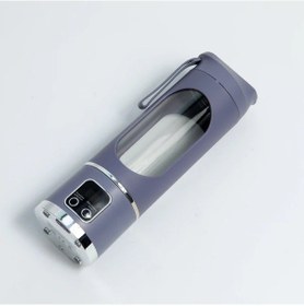 Resim Meridiangoods Tek Dokunuşta 3ü1 Arada Taşınabilir Usb Blender Mor Sku Purple 