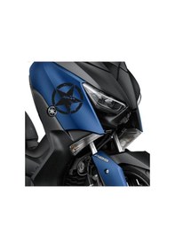 Resim Deeb Army Yamaha Xmax Yıldız Sticker Etiket Mat Siyah 2 Adet 