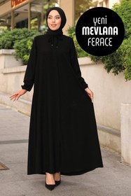 Resim MERYEMNUR Aslı Mevlana Ferace Siyah 
