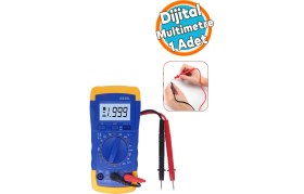 Resim Dijital Multimeter Pens Amper Metre Dijital Pensampermetre Voltaj Dc Alternatif Akım Ölçme Ölçüm 