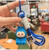 Resim Yeni Rab Kumaş Akın Reçine Anahtarlık Sevimli El İpi Bebek Süsleme Çanta Kolye Kolye Kraliyet Mavisi 