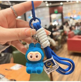 Resim Yeni Rab Kumaş Akın Reçine Anahtarlık Sevimli El İpi Bebek Süsleme Çanta Kolye Kolye Kraliyet Mavisi 