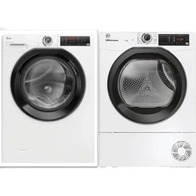 Resim Hoover 2'li Çamaşır Makinesi+Kurutma Makinesi 11 kg ( H3WPS4116TMB5-17-HREH11A2TBE-17) 