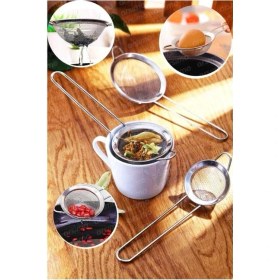 Resim Heredot Çelik 3 Boy Çay Süzgeçi 3'lü Süzgeç 