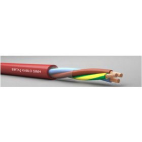 Resim Birtaş Sımh-4x1.5 ,kesit 1.5mm² 4-damar/çok Telli Silikon Kablo 