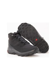 Resim Salomon Outsnap Climasalomon Waterproff Womens Outdoor Shoes Black Su Geçirmez Nefes Alan Kadın Bot Siyah Siyah 