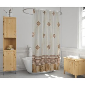 Resim Zethome Banyo Perdesi 1x110x200 Tek Kanat Duş Perdesi Halka Hediyeli Duşakabin Perdesi 4860 