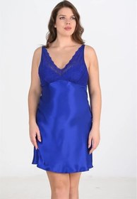 Resim AHU 2li Saks Sabahlık Takımı Bigsize 6211 