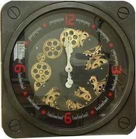 Resim Himarry Saat Çarklı Kare Duvar Saati Dekoratif Ev Ofis Hediyelik 