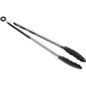 Resim Biradlı Silikon Uçlu Maşa 33 Cm Gri 
