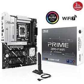 Resim Asus Prime Z890-P Wi-Fi Intel LGA1851 DDR5 7600MHz ATX Anakart 