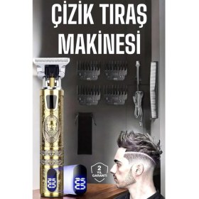 Resim Özbience Paslanmaz Çelik Şarjlı Tıraş Makinesi, Uzun Ömürlü ve Pratik Kullanım 