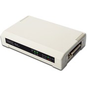 Resim Assmann Digitus 3 Port Fast Ethernet Print Server, 2 X Usb 2.0 Port, 1 X Db-36-pin Erkek Centronics, 1 X Rj4 