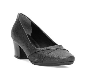 Resim Ayakkabı Fuarı Elit 25kmst709n Kadın Klasik Topuklu Ayakkabı Siyah Siyah 