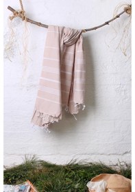 Resim Baveno Pamuklu 100 x 180 Peştemal Plaj Havlusu Jakarlı (498320204) 