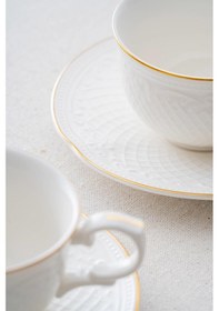 Resim Acar Hamilton 6 Kişilik Gold Çay Fincanı Takımı - 210 Ml 