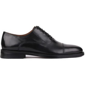 Resim Shoetyle - Siyah Deri Bağcıklı Erkek Klasik Ayakkabı 250-2030-783-siyah 
