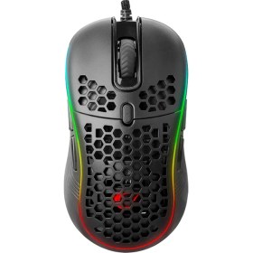 Resim Rampage SMX-R85 GENTLE 6400dpi Siyah RGB Ledli Süper Hafif Makrolu Gaming Oyuncu Mouse 