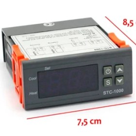 Resim Stc-1000 Lcd Prob Termostat Problu 5M Kablolu 