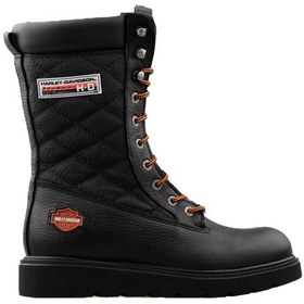 Resim Harley Davidson Katy Kadın Günlük Bot 025Z100627-BLACK-BASKILI-DE Siyah 